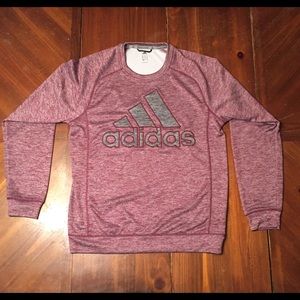 Maroon Adidas Crewneck Sweatshirt